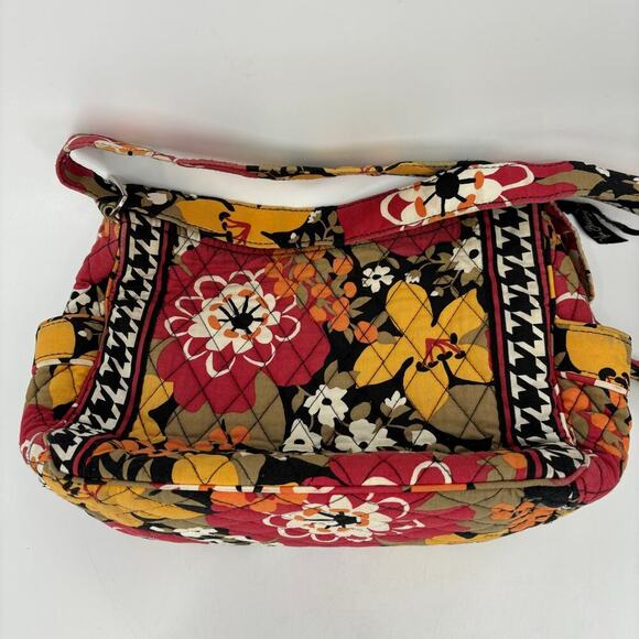 Vera Bradley Crossbody Bag Bittersweet Orange Pink Shoulder Handbag Quilted - Picture 8 of 12